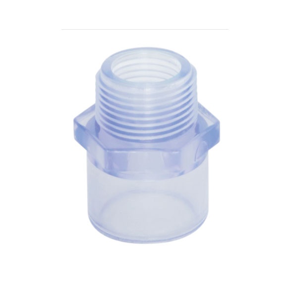 Transparent Male Adaptor